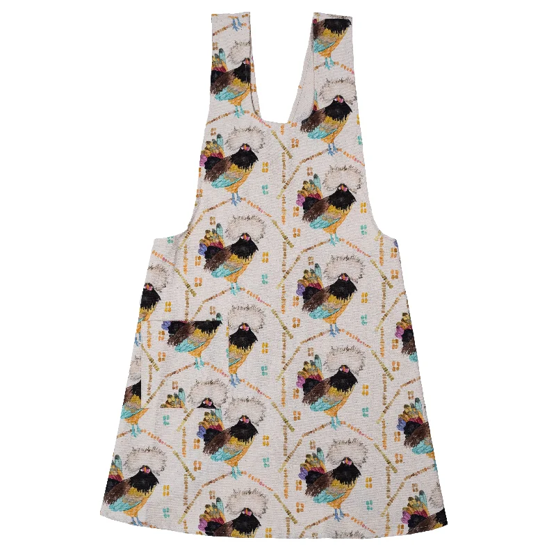 Pinafore Apron- Polish Rooster