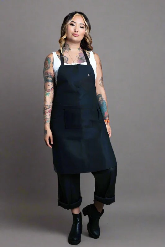 BLEACH-PROOF BLACK DENIM - Gold Label Stylist Apron - 2 Sizes