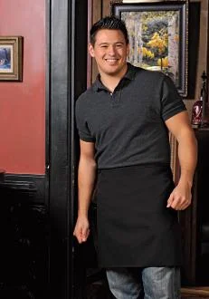 High Quality - Half Bistro Apron - No Pocket