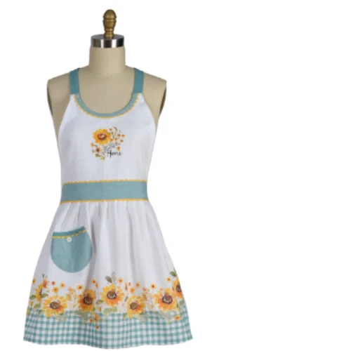 Apron-Sunflowers Forever Hostess Apron-20x30.5"-R7231