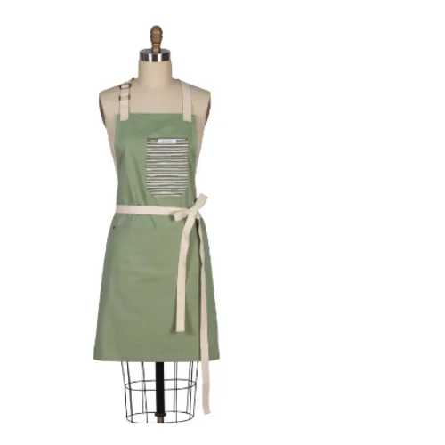 Apron-Kitchen Green Tea Chef-26x32"-R6909