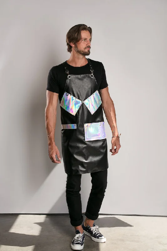 Vinyl & Holographic Stylist Apron