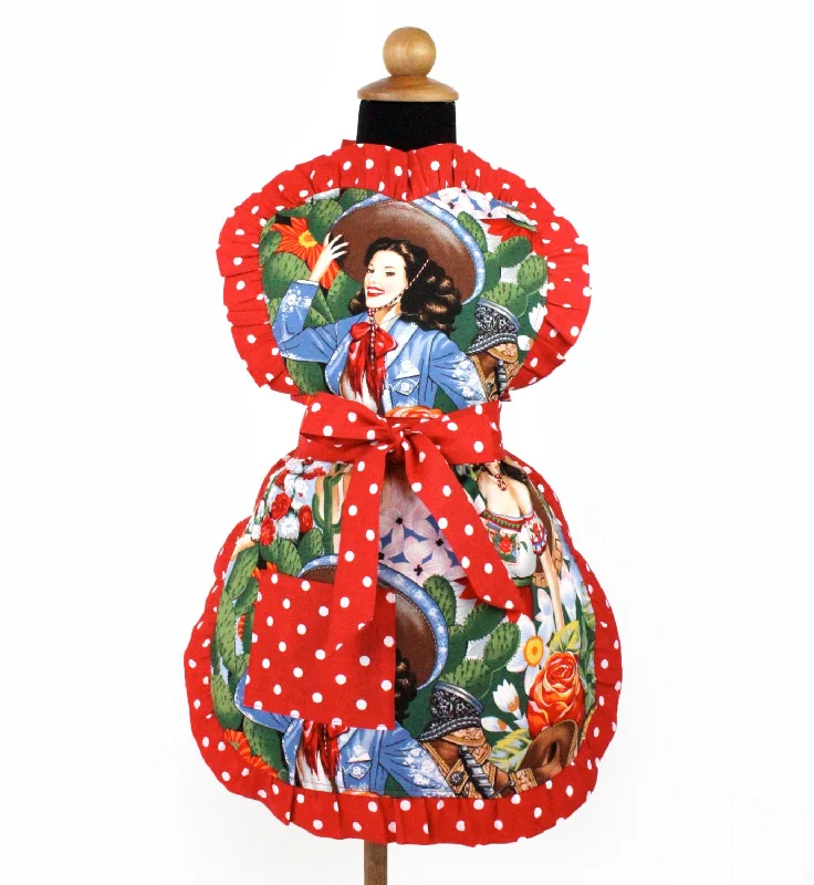 Little Girls Colorful Senoritas Apron #A-G145