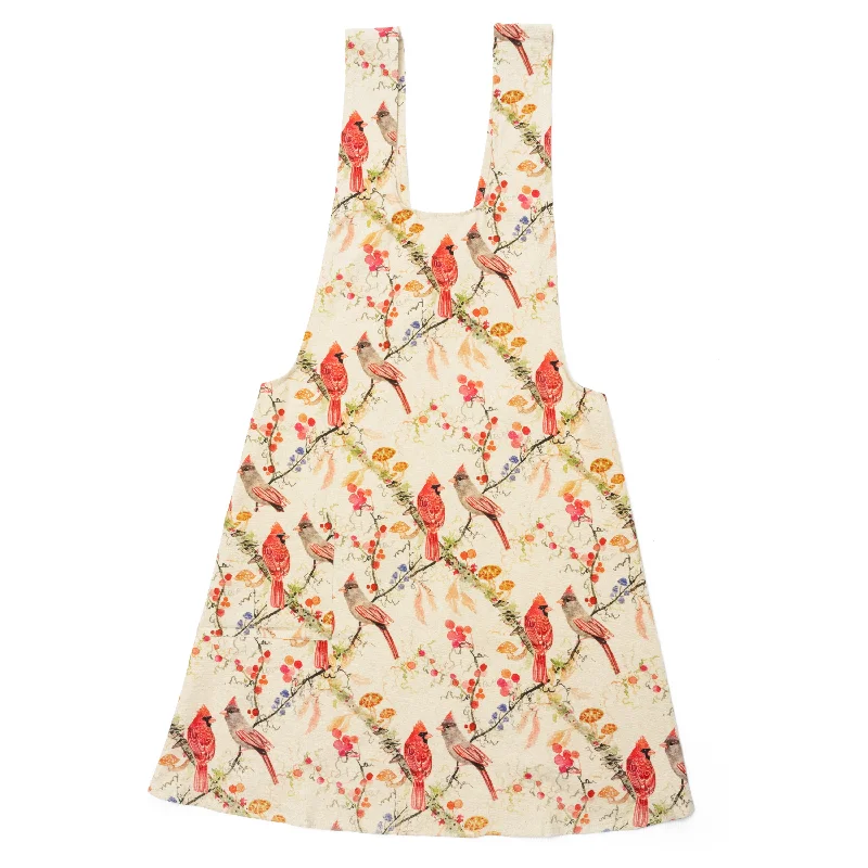 Pinafore Apron- Cardinals