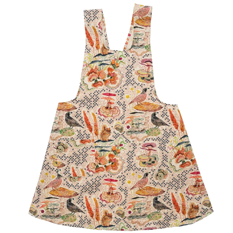 Pinafore Apron- Squirrel and Quail