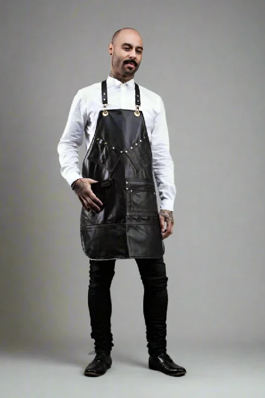 Leather Barber & Stylist Apron