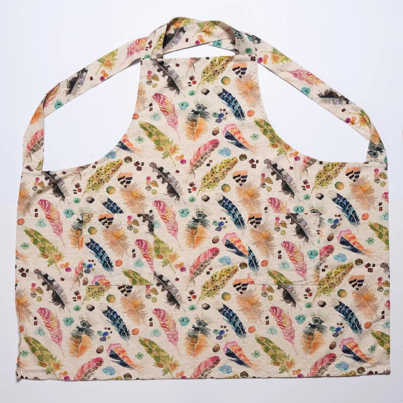 Smock Apron- Feathers