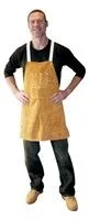 Tillman 5320 28" Brown Leather Bib Apron (1 Apron)