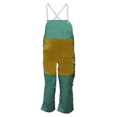 Tillman 6348FDLP 24' X 48' Split Leg FD Apron with Leather Patch (1 Apron)