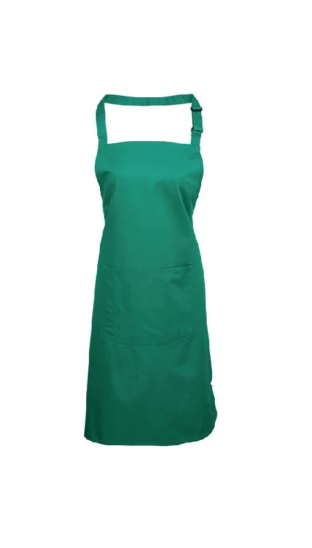 Weldmark WM863310 Green Cotton Bib Apron 24" x 42" FR 9oz. (Pkg of 72)