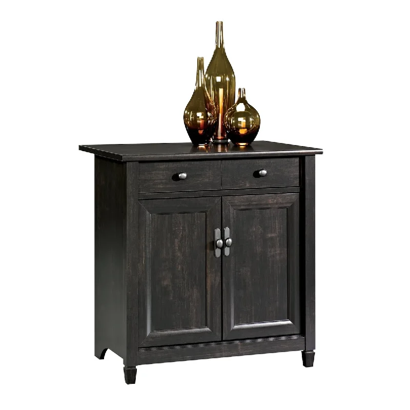 Edge Water Accent Cabinet, Estate Black finish