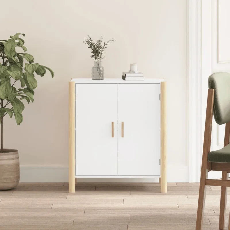 Sideboard White Engineered Wood,Buffet Sideboard Storage, Accent Cabinet, Kitchen Pantry