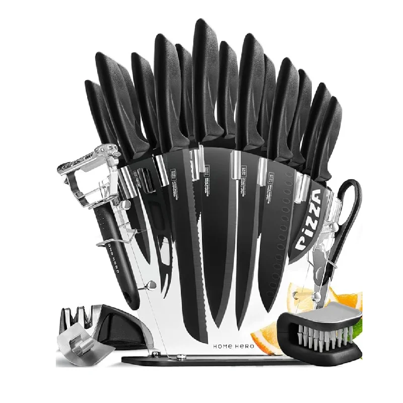 17-Piece Home Hero Kitchen Knife Block Set