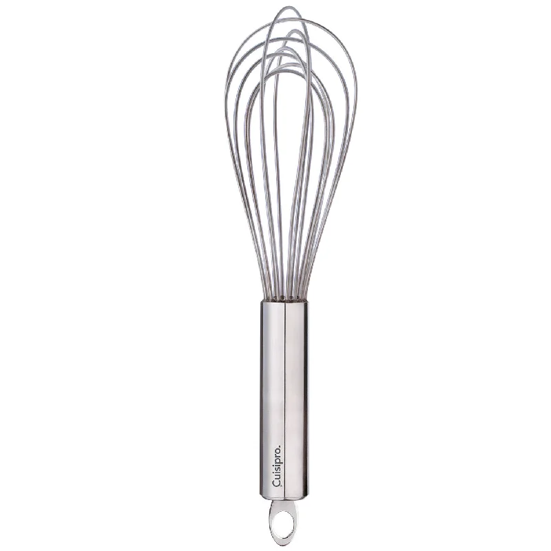 Cuisipro 10-Inch Silicone Egg Whisk, Frosted