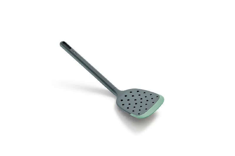 Lekue Silicone Slotted Spatula, Green