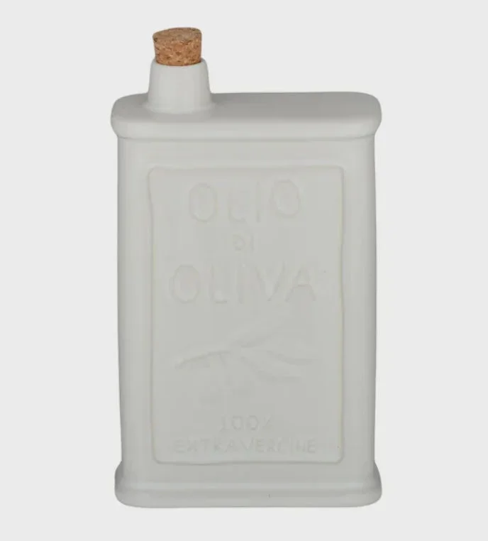 Olio Ceramic Oil Bottle Ivory