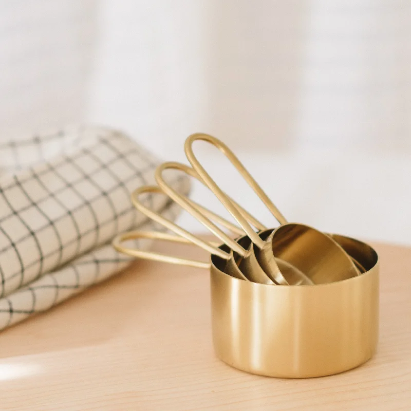 Simple Brass Measuring Cups