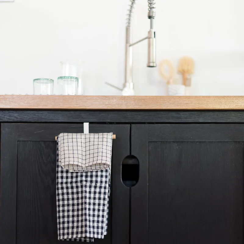 Over-the-Cabinet Dish Towel Hanger