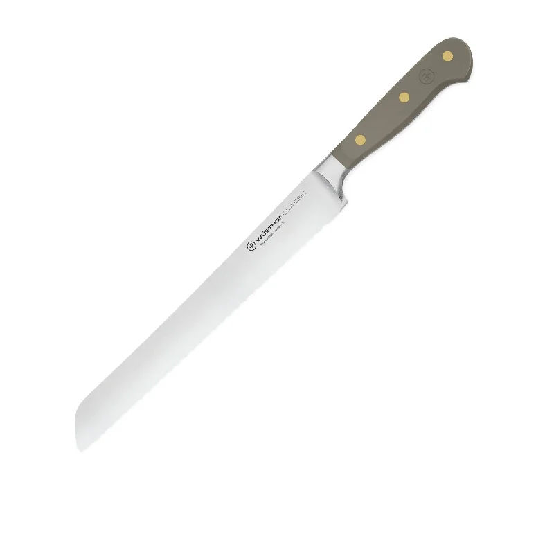 Wusthof Classic Double Serrated Bread Knife 23cm Velvet Oyster