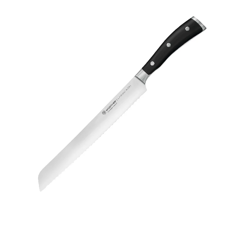 Wusthof Classic Ikon Double Serrated Bread Knife 23cm