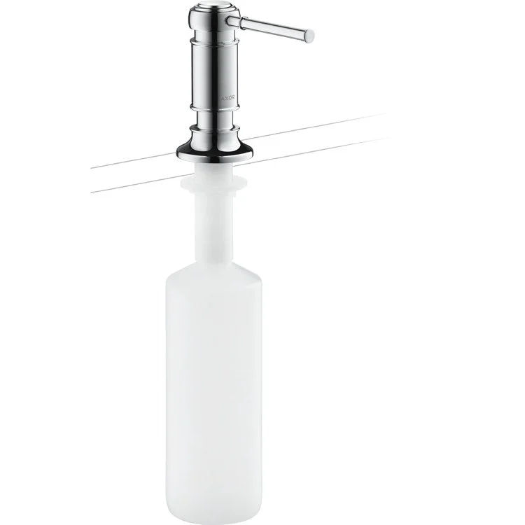 Soap Dispenser Montreux Polished Nickel Deck Mount Plastic Metal Pump 10 Ounce