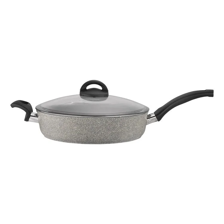 Parma 3.8-Quart Nonstick Forged Aluminum Saute Pan with Lid