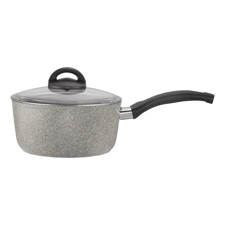 Parma 2.8-Quart Nonstick Forged Aluminum Saucepan with Lid