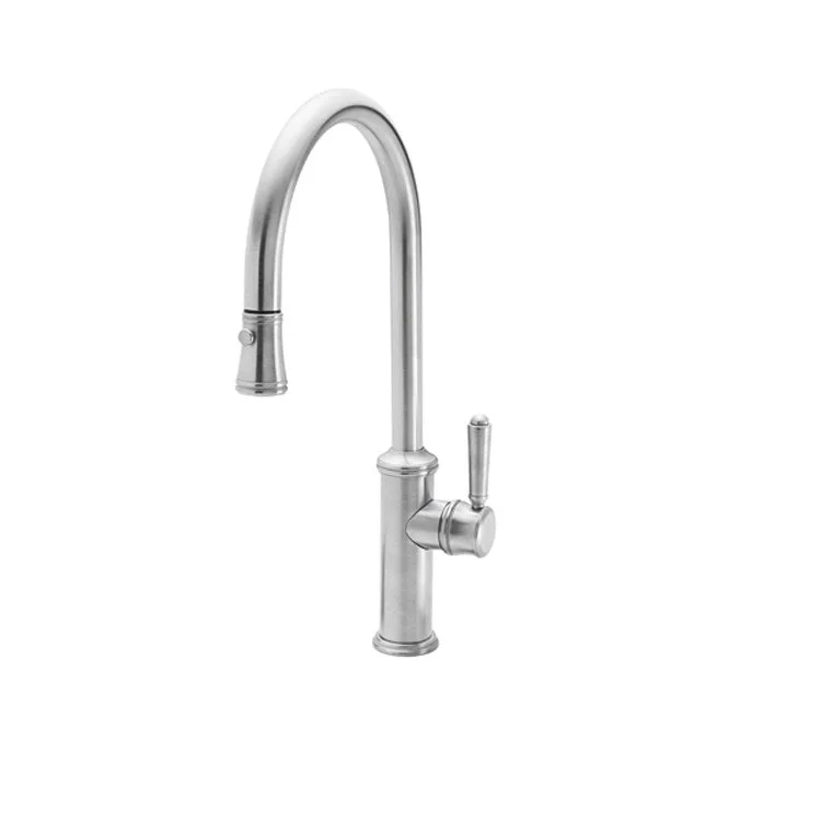 Kitchen Faucet Davoli 1 33 Series Lever ADA Polished Chrome Pull-Down High Spout Height 10-3/4 Inch 1.8 Gallons per Minute