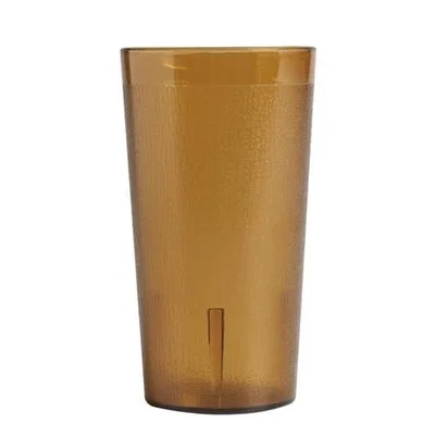 Cambro 22 Oz Plastic Tumbler, Amber