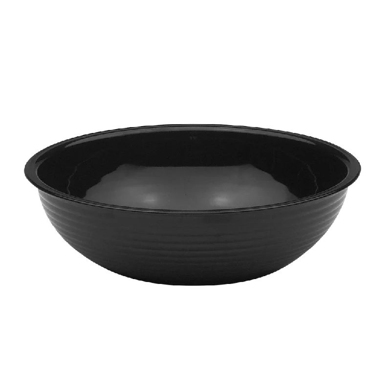 Cambro 3.2 Qt Round Ribbed Bowl, Black