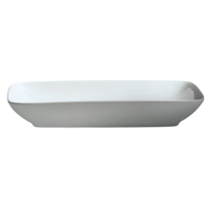 Cameo 10" x 6.4" Rectangle Platter, White 24 /Case