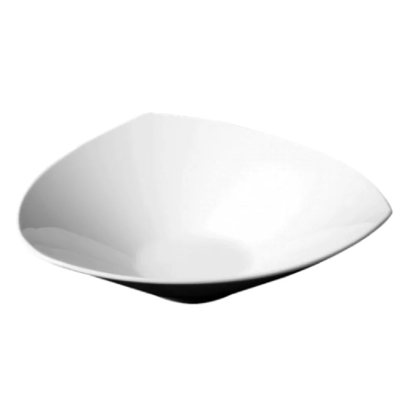 Cameo Delta 32 Oz Triangular Round Bowl, White, 18 /Case