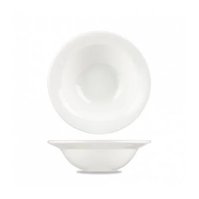 Churchill APR AB9 1 Alchemy White 17 Oz Rimmed Soup Bowl, White 12 /Case