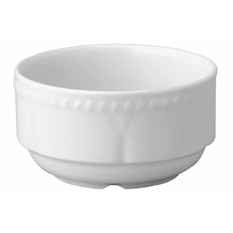 Churchill Buckingham 16 Oz Consommé Bowl without Handle, White 24 /Case - W BNSU1