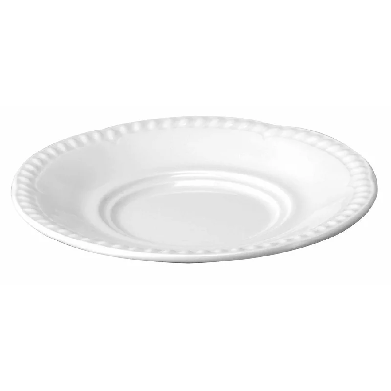 Churchill Buckingham 5.25" Saucer, White 24 /Case - W BCS