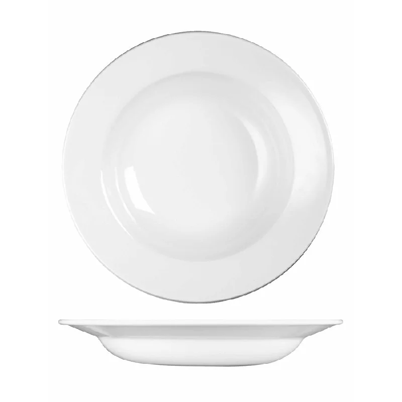 Churchill Profile 17.5 Oz Rimmed Bowl, White 12 /Case - WH VRSB