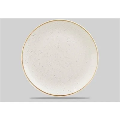 Churchill Stonecast 11.25" Coupe Plate, Barley White 12 /Case -  SWHSEV111