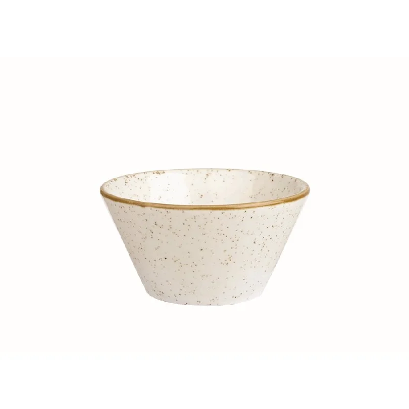 Churchill Stonecast 12 Oz Zest Bowl, Barley White 12 /Case - SWHSZE121