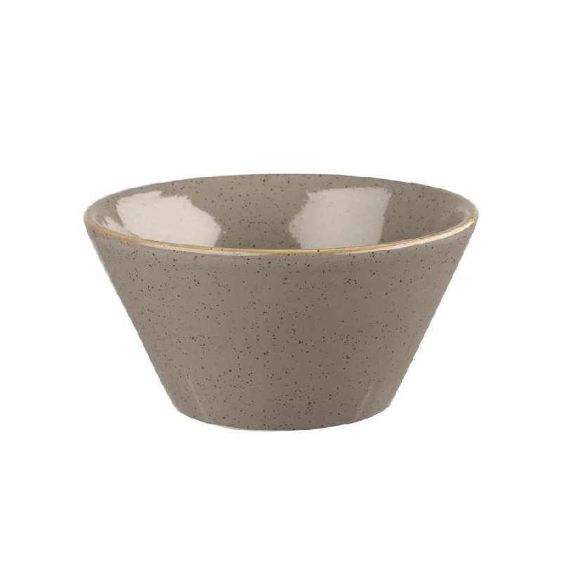 Churchill Stonecast 12 Oz Zest Bowl, Peppercorn Grey 12 /Case - SPGSZE121