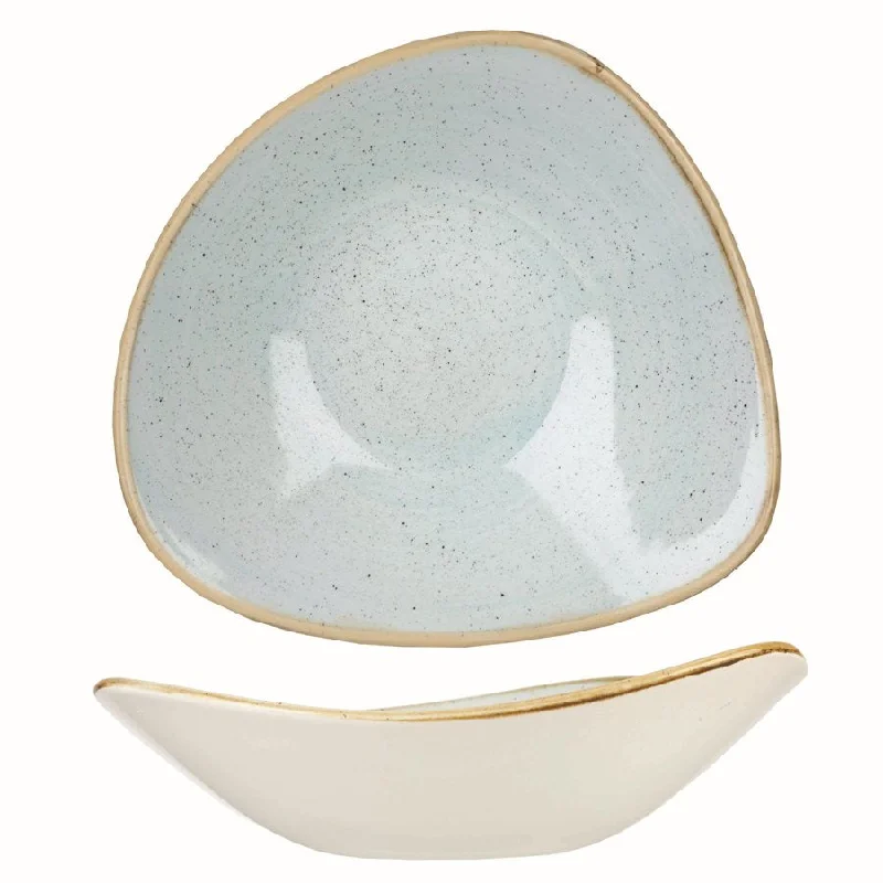 Churchill Stonecast 13 Oz Triangle Bowl, Duck Egg Blue 12 /Case -  SDESTRB71