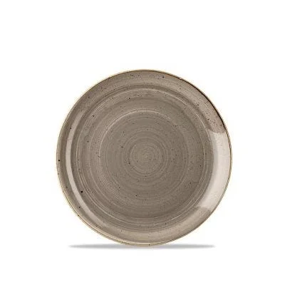 Churchill Stonecast 6.5" Coupe Plate, Peppercorn Grey 12 /Case -  SPGSEVP61