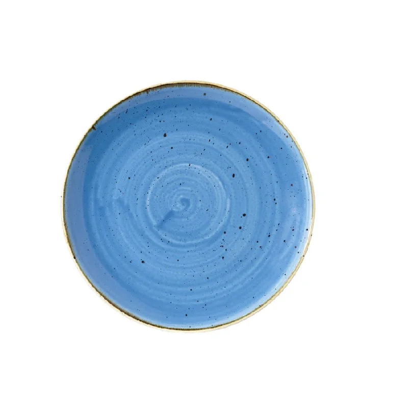 Churchill Stonecast 8.7" Coupe Plate, Cornflower Blue 12 /Case - SCFSEVP8