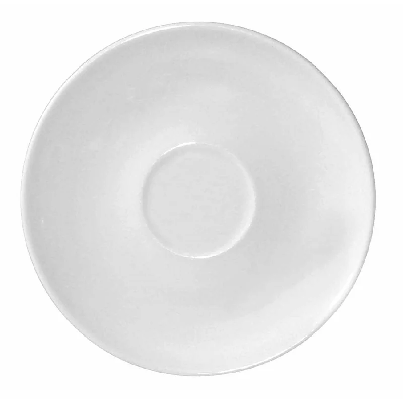 Churchill Ultimo 4.75" Small Coupe Saucer, White 24 /Case -  WH BS41