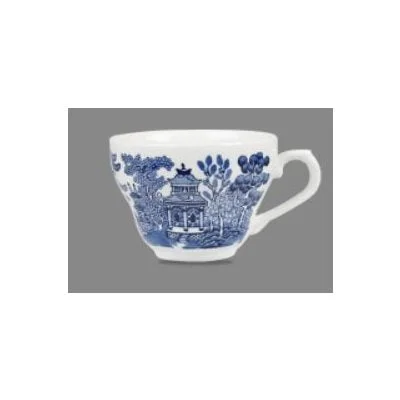 Churchill Vintage Prints 7 Oz Georgian Tea Cup, Blue Bramble 12 /Case - BBA GTC7