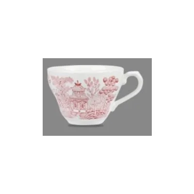 Churchill Vintage Prints 7 Oz Georgian Tea Cup, Cranberry Willow 12 /Case -  CWL GTC7