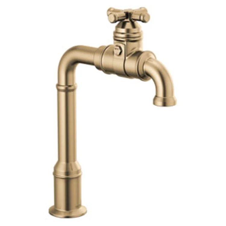 Kitchen Faucet Broderick 4 Inch Spread 1 Cross ADA Brilliance Champagne Bronze 1.5 Gallons per Minute