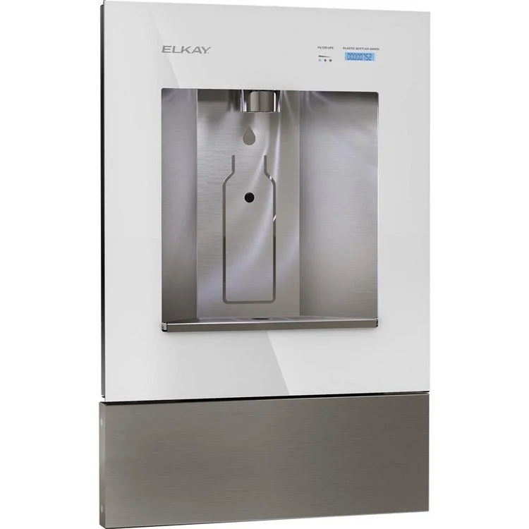 Bottle Filler EZH2O Built-In Filtered Water Dispenser ADA Aspen White