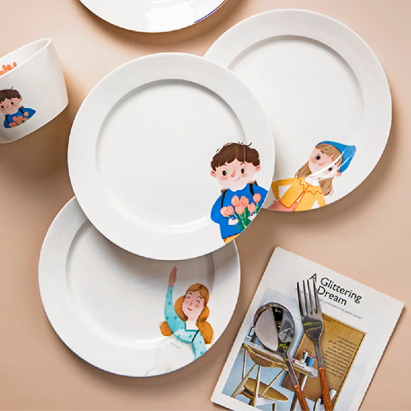 Family Series Porcelain Dinnerware Ceramic Tableware