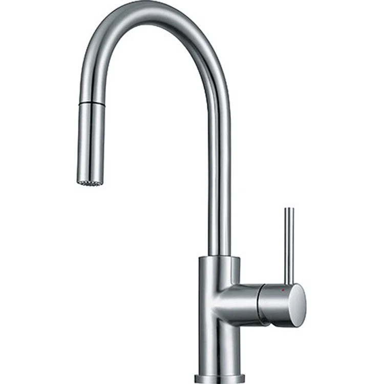 Kitchen Faucet Cube Prep 1 Lever Stainless Steel 1.75 Gallons per Minute