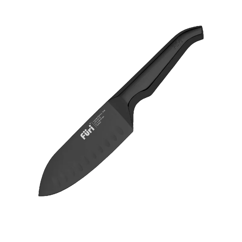 Furi Pro East West Santoku Knife 13cm Jet in Black